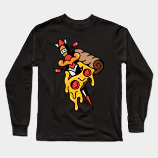 Pizza dagger Long Sleeve T-Shirt